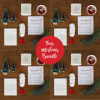 4 Christmas Merlions with Gift Boxes - Bundle Deal